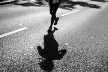 Berlin Marathon Streetphoto Schatten Läufer