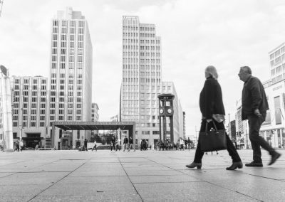 Streetphoto "Follower", Berlin Potsdamer Platz