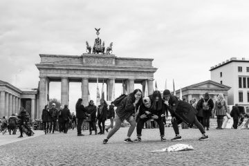 Streetphoto Brandenburger Tor Selfies