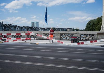 street photo "Brückenarbeit", Basel Switzerland